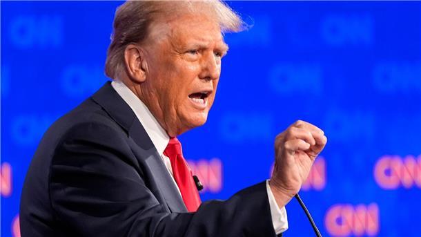 Donald Trump verbreitete erneut diverse Unwahrheiten, doch sein Auftritt geriet angesichts Bidens verheerender Darbietung in den Hintergrund.