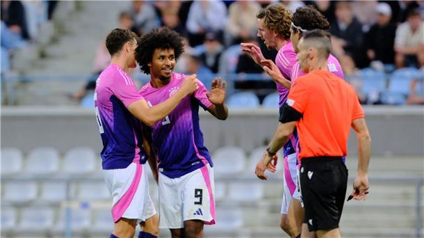 Deutsche U21 feiert Torfest auf Weg zur EM-Endrunde Doppelpacker Karim Adeyemi.