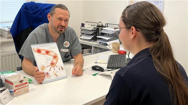 Dr. Knut Thiele im Medizinischen Versorgungszentrum (MVZ) in Nordholz