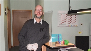 Der Beverstedter Hausarzt Dr. Martin Emschermann geht am 15. November 2022 in den Ruhestand. 