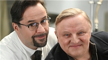 Dream-Team vom Münsteraner „Tatort“: Die Schauspieler Jan Josef Liefers (l.) und Axel Prahl.