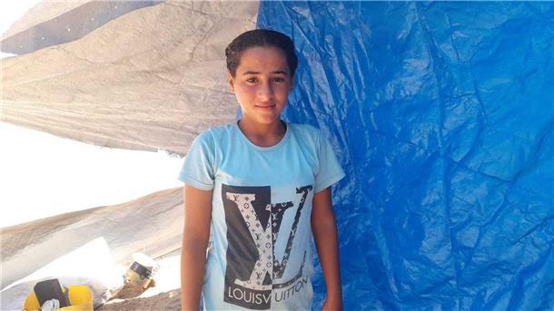 So leben Kinder im Gaza-Krieg Dschuri ist elf Jahre alt und lebt in einem Zelt in Gaza.
