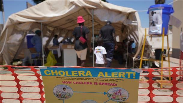Ein Behandlungszentrum für Cholera-Patienten (Archivbild)