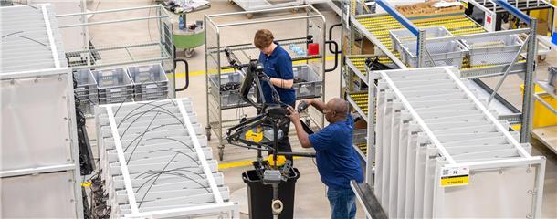 Ein Besuch im Fahrrad-Werk von Kalkhoff-Bikes in Emstek bei Cloppenburg.