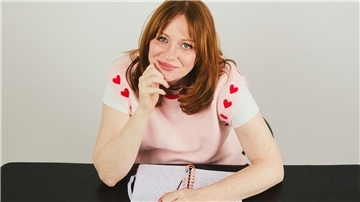 Ein Comedytalent aus dem Cuxland: Christin Jugsch.