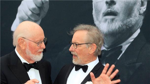 Ein erfolgreiches Team: John Williams (l) und Steven Spielberg.