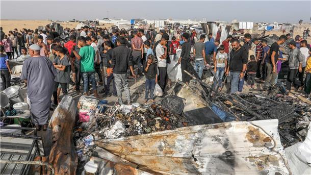 Ein Flüchtlingslager in Rafah ist bei einem israelischen Luftangriff getroffen worden. (Archivbild)