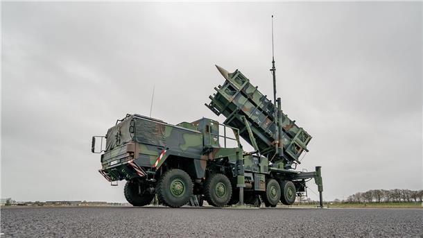 Ein Flugabwehrraketensystem vom Typ Patriot, hier im Bestand der Bundeswehr.