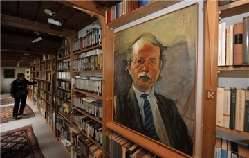 Ein Blick in das Haus von Walter Kempowski. 