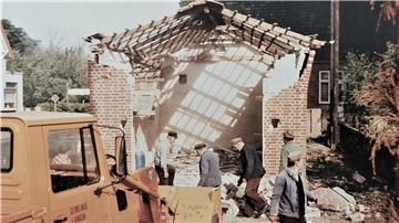 Das alte Feuerwehrhaus in Imsum wird abgerissen.