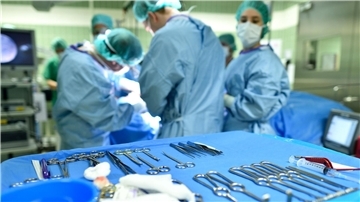 Ein Operationssaal in der HNO-Klinik des Universitätsklinikums Mannheim.