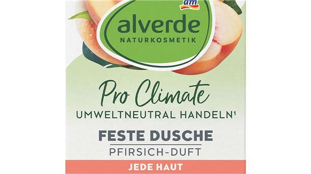 Ein Produkt aus der Serie Pro Climate mit dem neuen Siegel „umweltneutral handeln“ der Drogeriemarktkette dm.