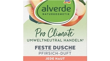 Ein Produkt aus der Serie Pro Climate mit dem neuen Siegel „umweltneutral handeln“ der Drogeriemarktkette dm.