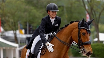 Ein Teil des Olympia-Sieger-Duos Jessica von Bredow-Werndl/Zaire wird in Elmlohe an den Start gehen. Die Stute wird hier allerdings von Selina Söder geritten.