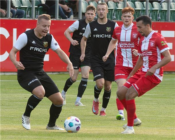 Ein Treffer war ihm gegen Wolfenbüttel nicht vergönnt. Dennoch bot Darwin Stüwe im Sturmzentrum eine starke Leistung.