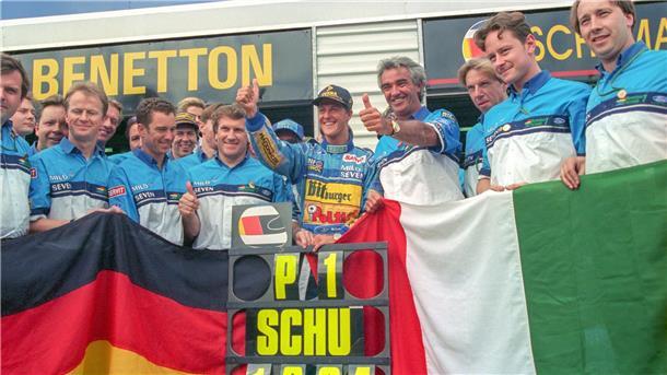 Ein Triumph des T-Shirt-Herstellers Benetton über die großen Teams der Formel 1.