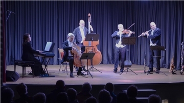 Auftritt des Bremer Kaffeehaus-Orchesters