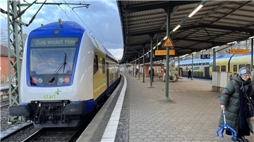 Ein Zug des Unternehmens Start Unterelbe war an dem Unfall beteiligt. (Archivbild)