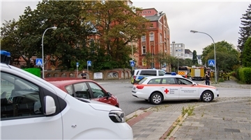 Eine Bombendrohung bei Ameos beschäftigte am Donnerstagabend die Polizei.