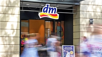 Eine dm-Filiale in der Karlsruher Innenstadt.