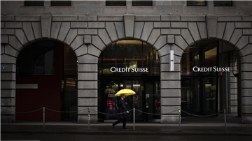 Eine Filiale der Schweizer Bank Credit Suisse in Zürich.