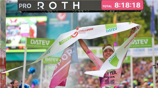 Showdown für Philipp in Kona: „Wäre krasse Krönung“ Eine jubelnde Laura Philipp - die Bilder wiederholen sich.