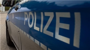 Ein Streifenwagen.