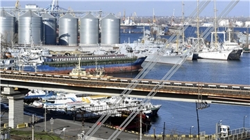 Eine russische Rakete hat den Hafen von Odessa getroffen. (Archivbild)