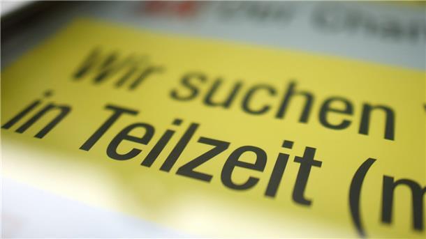 Eine Stellenanzeige für einen Teilzeitjob.