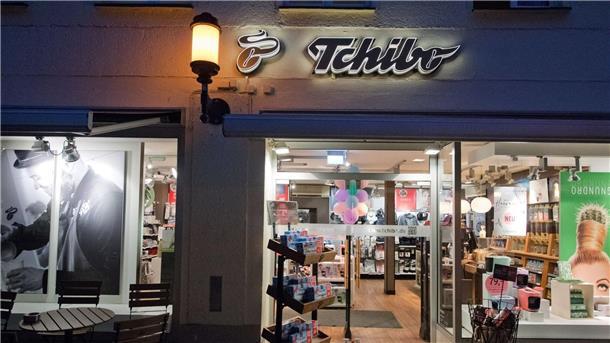 Eine „Tchibo“-Filiale in der Greifswalder Innenstadt.