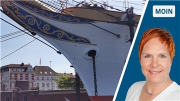 Eine Träne an der „Schulschiff Deutschland“ ist verschwunden.