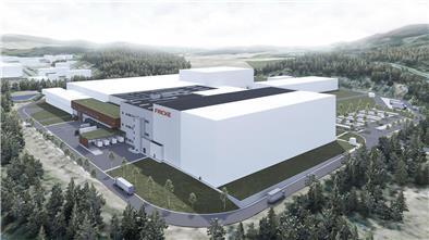Warum Fricke ein neues Logistik-Zentrum im Saarland baut Das Bild zeigt eine Visualisierung des geplanten neuen Logistikzentrums im saarländischen Tholey.