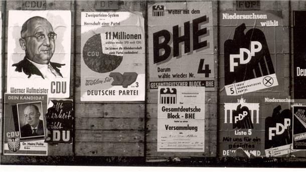 Als die Wahlbeteiligung noch bei über 84 Prozent lag Einige der Parteien, die 1959 in Nordenham zur Landtagswahl plakatierten, sind längst vergessen.