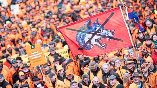 „Jagd ist Naturschutz“ - Jäger protestieren gegen Änderungen Einige Jägerinnen und Jäger sehen die Ausbreitung des Wolfes in Niedersachsen als großes Problem.