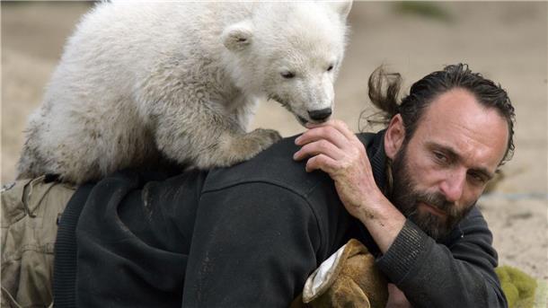 Museumsdirektor: Hype um Eisbär Knut kaum mehr spürbar Eisbar Knuts besondere Geschichte verzückte viele: Er wurde von seinen Pfleger Thomas Dörflein aufgezogen. (Archivbild)