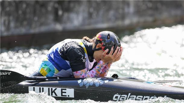 Elena Lilik aus Deutschland verpasst bei der WM in Australien im Canadier das Finale. (Archivbild)