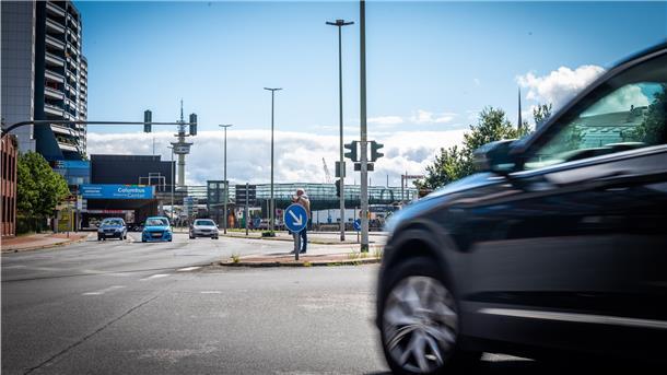 Die Columbusstraße muss nicht vierspurig sein Eine Straße in Bremerhaven.