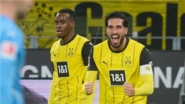 Endlich wieder Grund zu jubeln: BVB-Kapitän Emre Can.