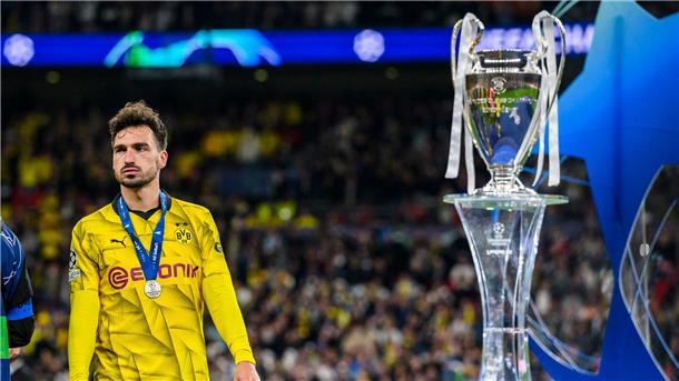 Enttäuschungen: Mats Hummels unterlag mit dem BVB zweimal im Champions-League-Finale - 2013 und 2024.