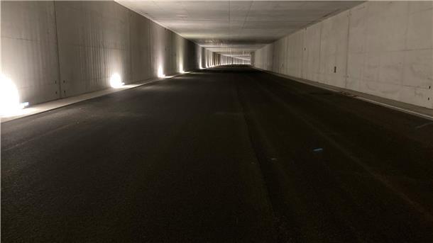 Ein Blick in den Hafentunnel