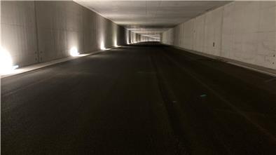 Ein Blick in den Hafentunnel