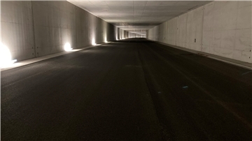 Ein Blick in den Hafentunnel