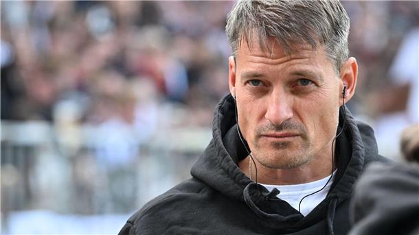 2:1 bei St. Pauli: Bayer kommt langsam in Schwung Erwartete nach der Stuttgart-Niederlage eine Reaktion seiner Mannschaft: St. Paulis Trainer Alexander Blessin