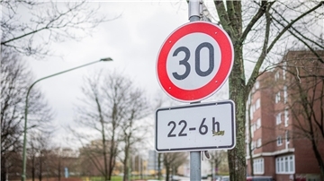 Blick in die Straße