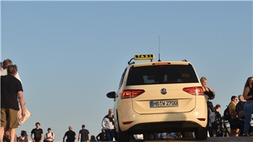Es gab viel zu tun für die Taxi-Fahrer auf den Maritimen Tagen. Zu Stoßzeiten kam es dann auch zu Wartezeiten.