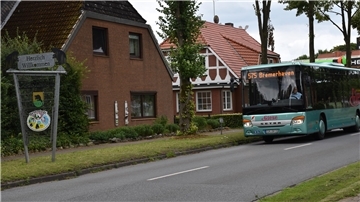 ÖPNV: der Bus 575 in Beverstedt