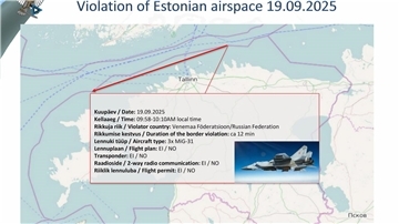 Estland zufolge waren die russischen Kampfflugzeuge klar im Luftraum des EU- und Nato-Landes.
