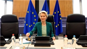 EU-Kommissionspräsidentin Ursula von der Leyen setzt sich für eine klimaneutrale Industrie ein.