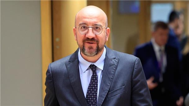 EU-Ratspräsident Charles Michel beim EU-Gipfel in Brüssel.