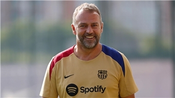 Ex-Bundestrainer Hansi Flick hat Marc Bernal bei Barcelona zur Vorbereitung der ersten Mannschaft dazugeholt.